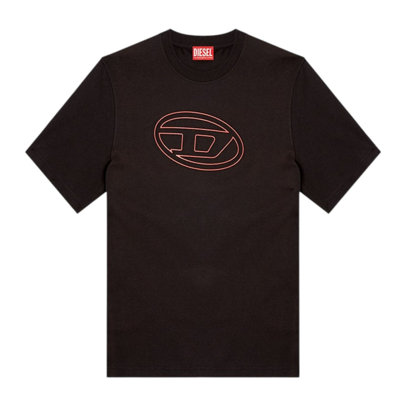 Diesel T-Shirt T-Adjust Big Oval Black