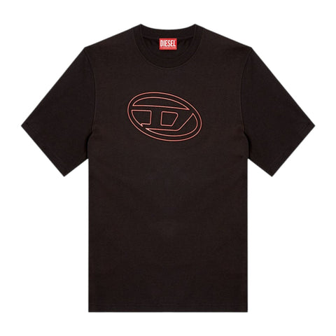 Diesel T-Shirt T-Adjust Big Oval Black