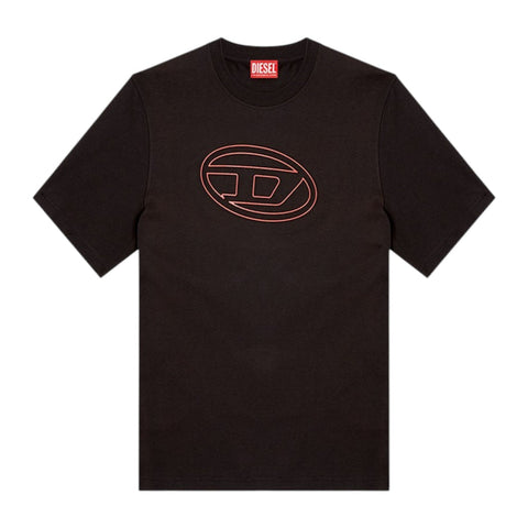 Diesel T-Shirt T-Adjust Big Oval | Black/Red