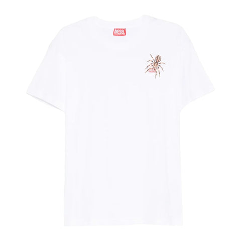 Diesel T-Shirt T-Norm Spider White