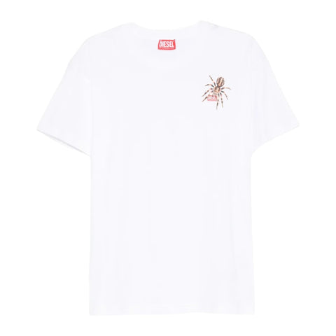 Diesel T-Shirt T-Norm Spider | White