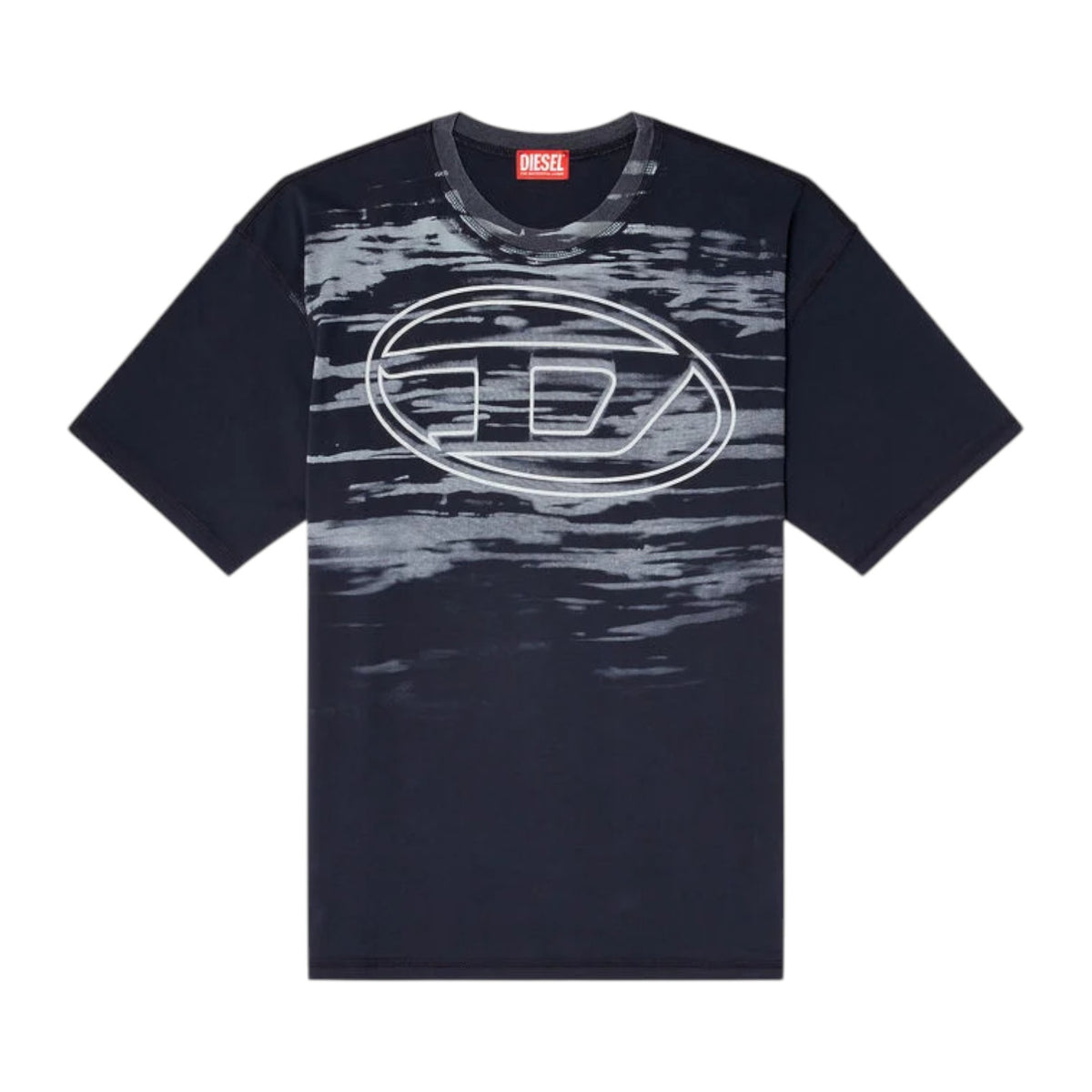 Diesel T-Boxt-T5 Dark Blue T-Shirt – Relaxed Fit with Oval D Logo