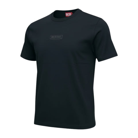 Diesel T-Madjust T1 T-Shirt Black – Men’s Logo Crew Neck Tee