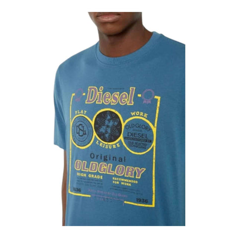 Diesel T shirt T-Just Old Glory Airforce