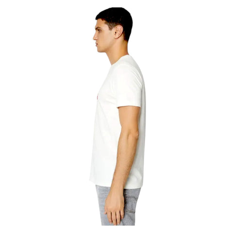 Diesel T-Shirt T-Diegor Logo Print White
