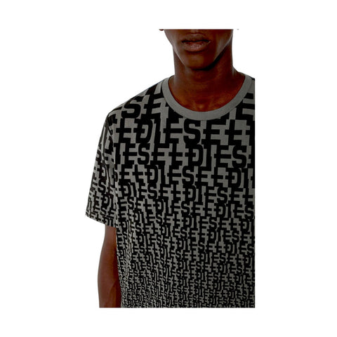 Diesel T-Shirt T-Just Print Black