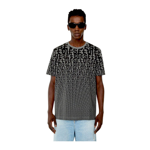 Diesel T-Shirt T-Just Print Black