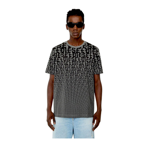 Diesel T-Shirt T-Just-Mon | Black/Grey