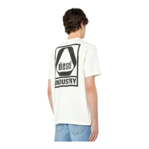 Diesel T-Shirt T-Just Cream