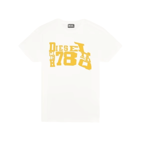 Diesel T Shirt T Diegor G7 White/Orange