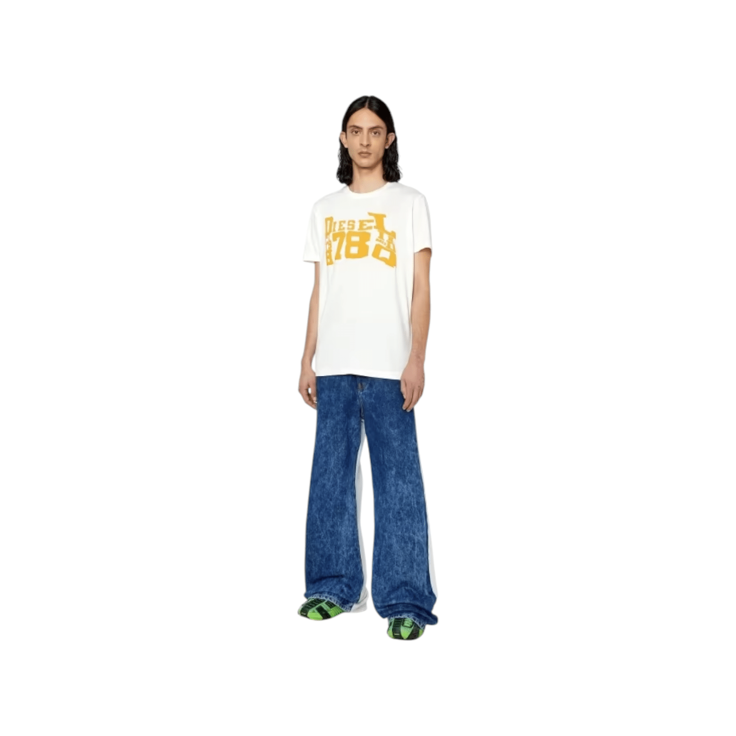 Diesel T Shirt T Diegor G7 White/Orange
