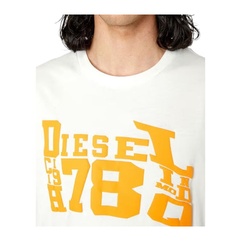 Diesel T-Shirt T-Diegor G7 | White/Orange