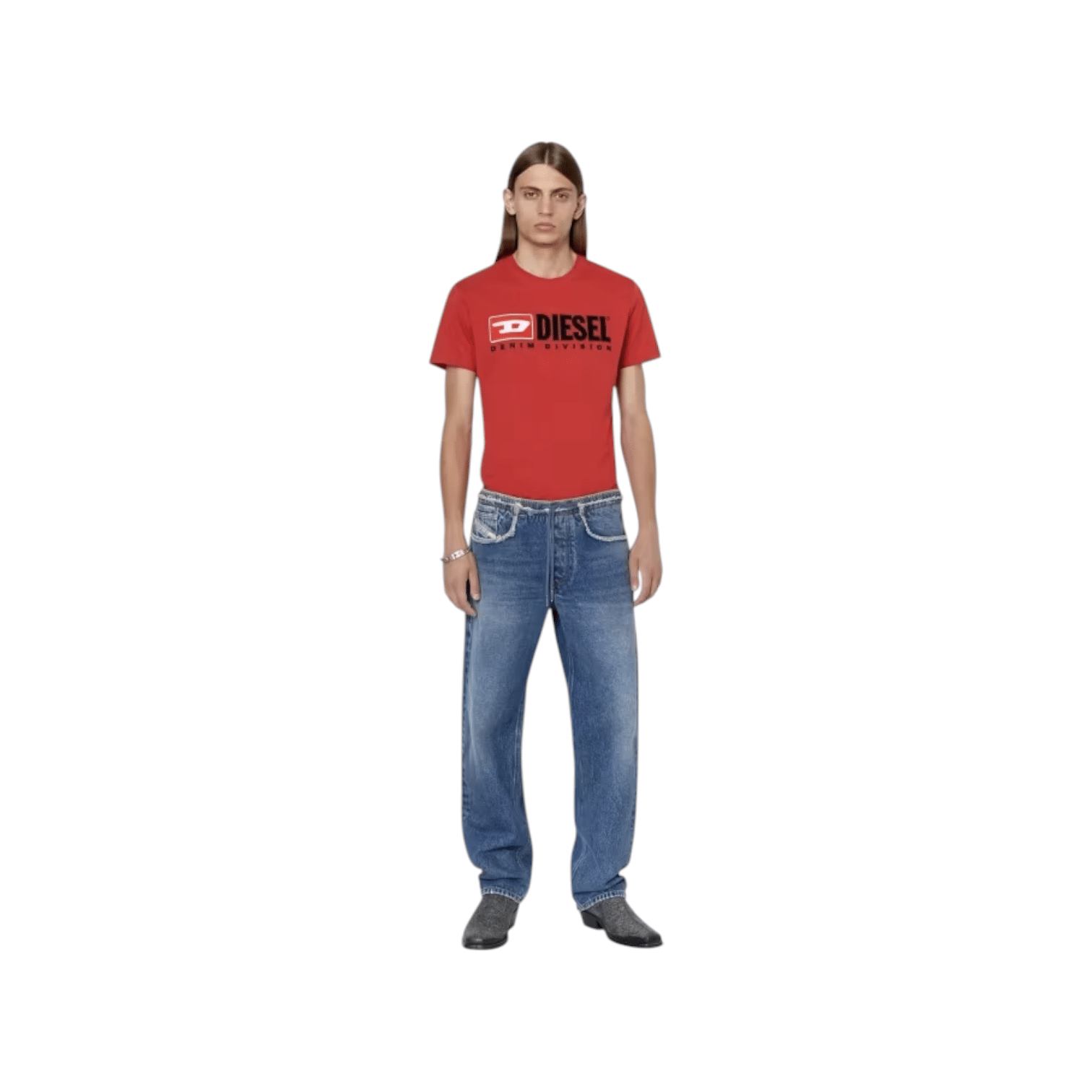 Diesel T Shirt T-Diegor Div Red