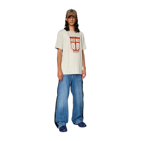 Diesel T-Shirt T-Just L12 Oatmeal