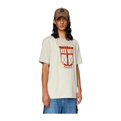 Diesel T-Shirt T-Just L12 Oatmeal