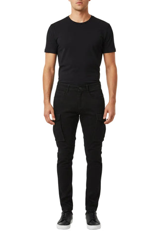 Cutty Roadster Cotton Cargo Pants – Black