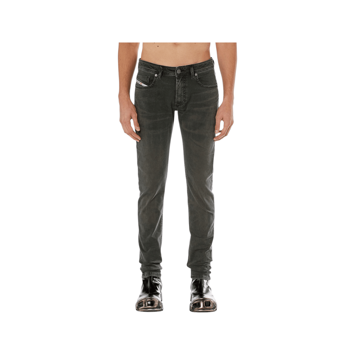 Diesel 1979 Sleenker Washed  Green Black
