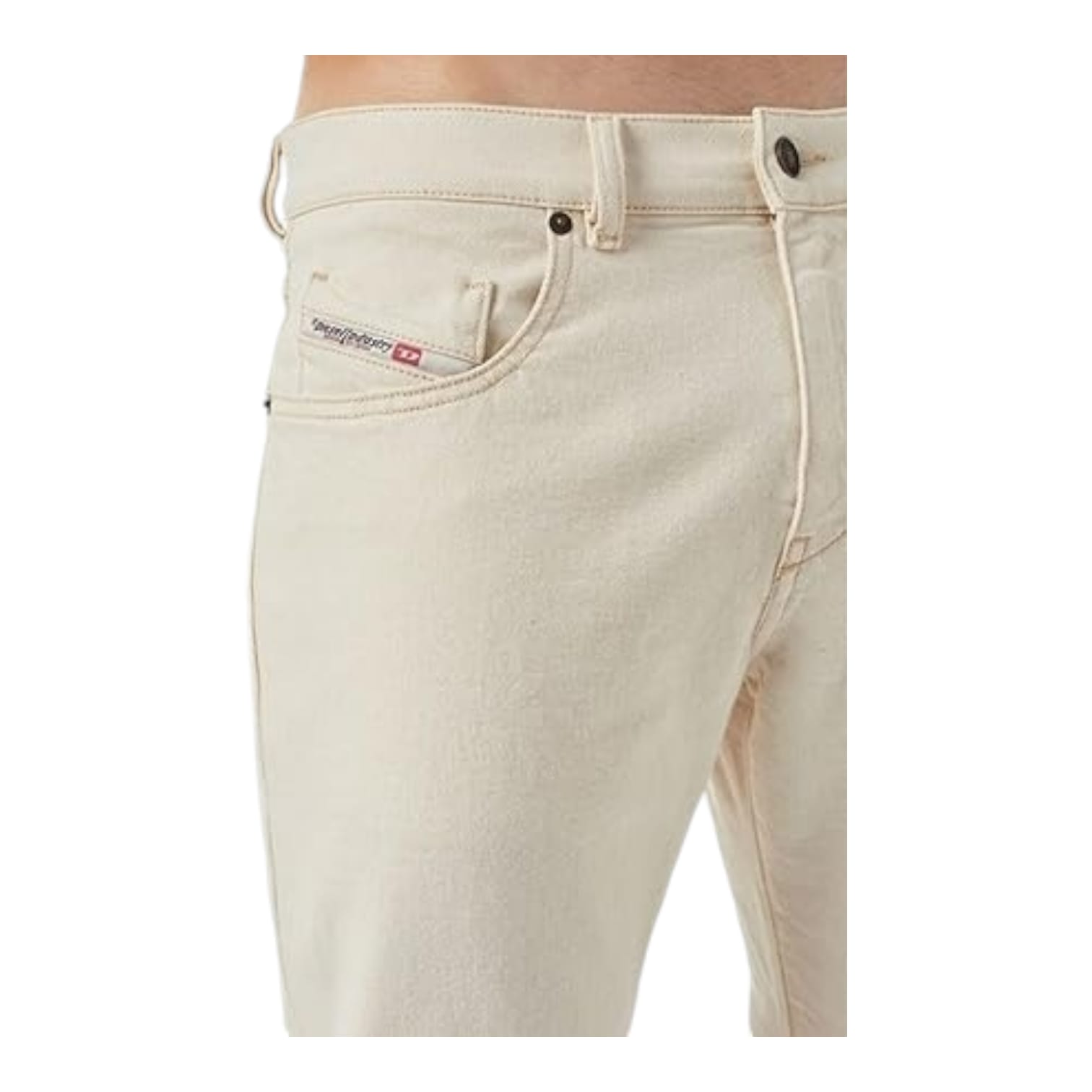 Diesel Jeans D-Strukt Tapered Cream White