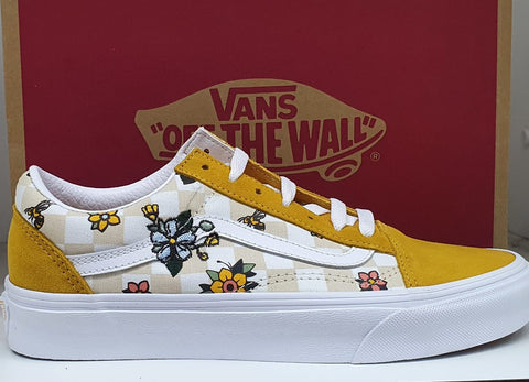 Vans Old Skool Cottage Check Mustard