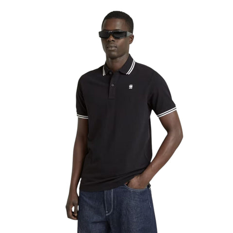 G Star Golfer Dunda Slim Stripe Polo S/S