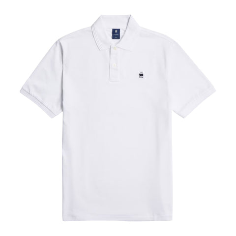 G Star Golfer Dunda Slim Polo S/S White
