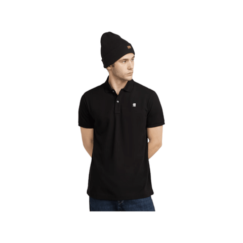 G Star Golfer Dunda Slim Polo S/S Black