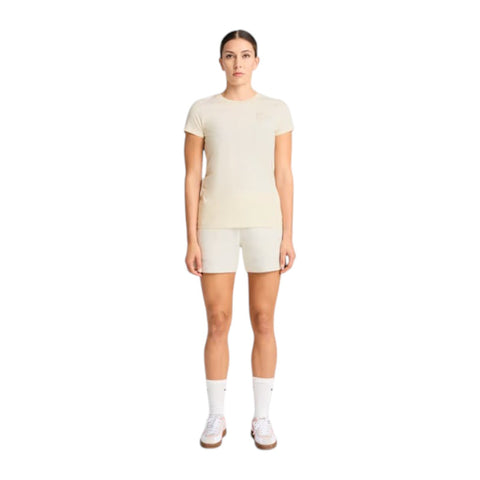 Puma T-Shirt Womens Essential Elevated Cream