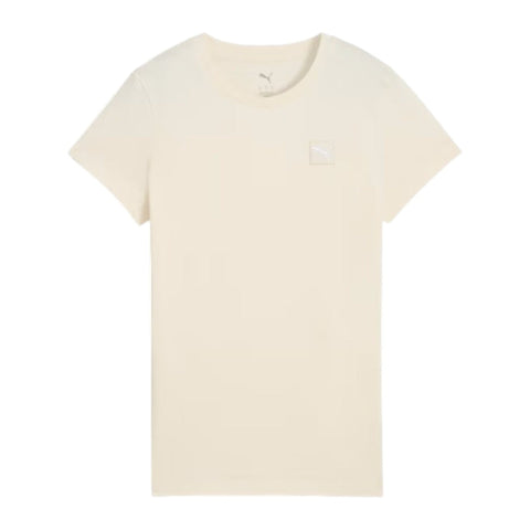 Puma T-Shirt Womens Essential Elevated Cream
