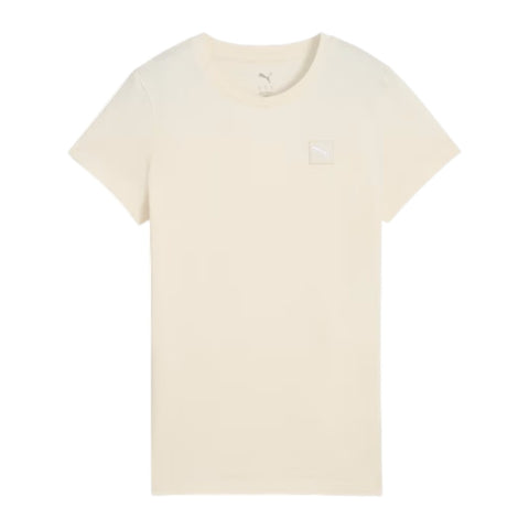 Puma Womens Essential Elevated Tee - Cream