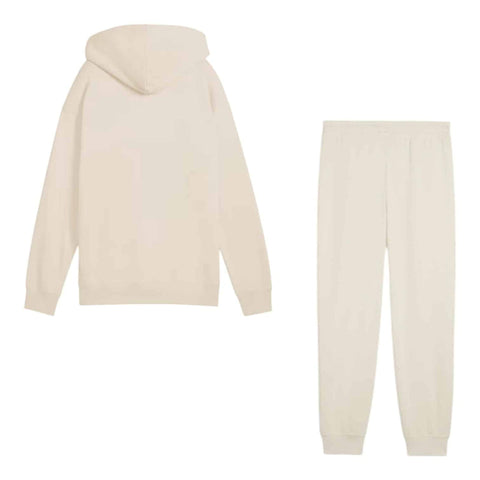 Puma Tracksuit Ladies Class Relaxed Alpine Snow Stone