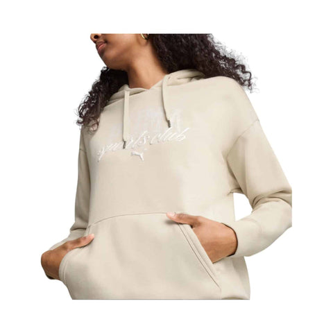 Puma Tracksuit Ladies Class Relaxed Alpine Snow Stone