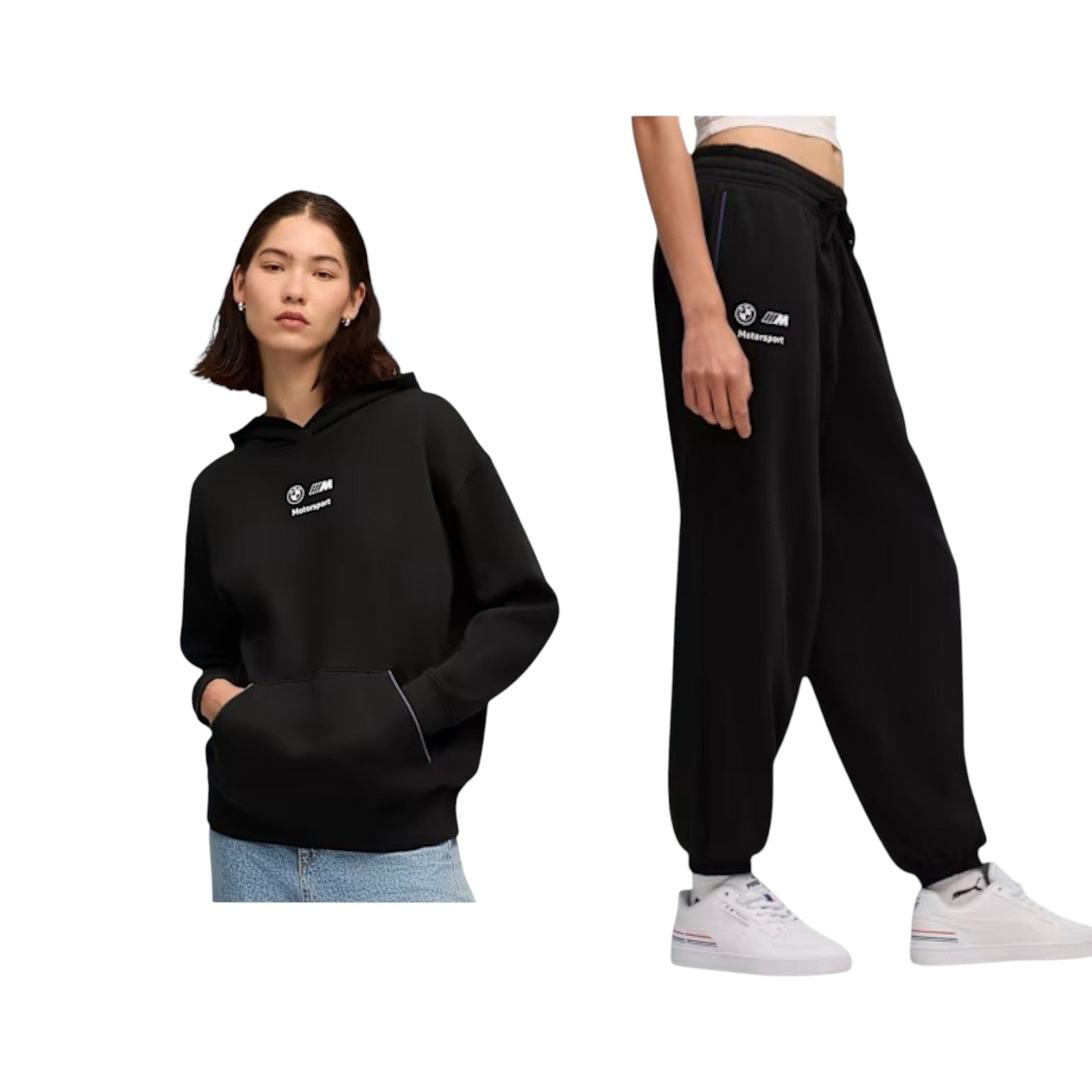 Puma BMW M Motorsport Essentials Tracksuit Set - Black
