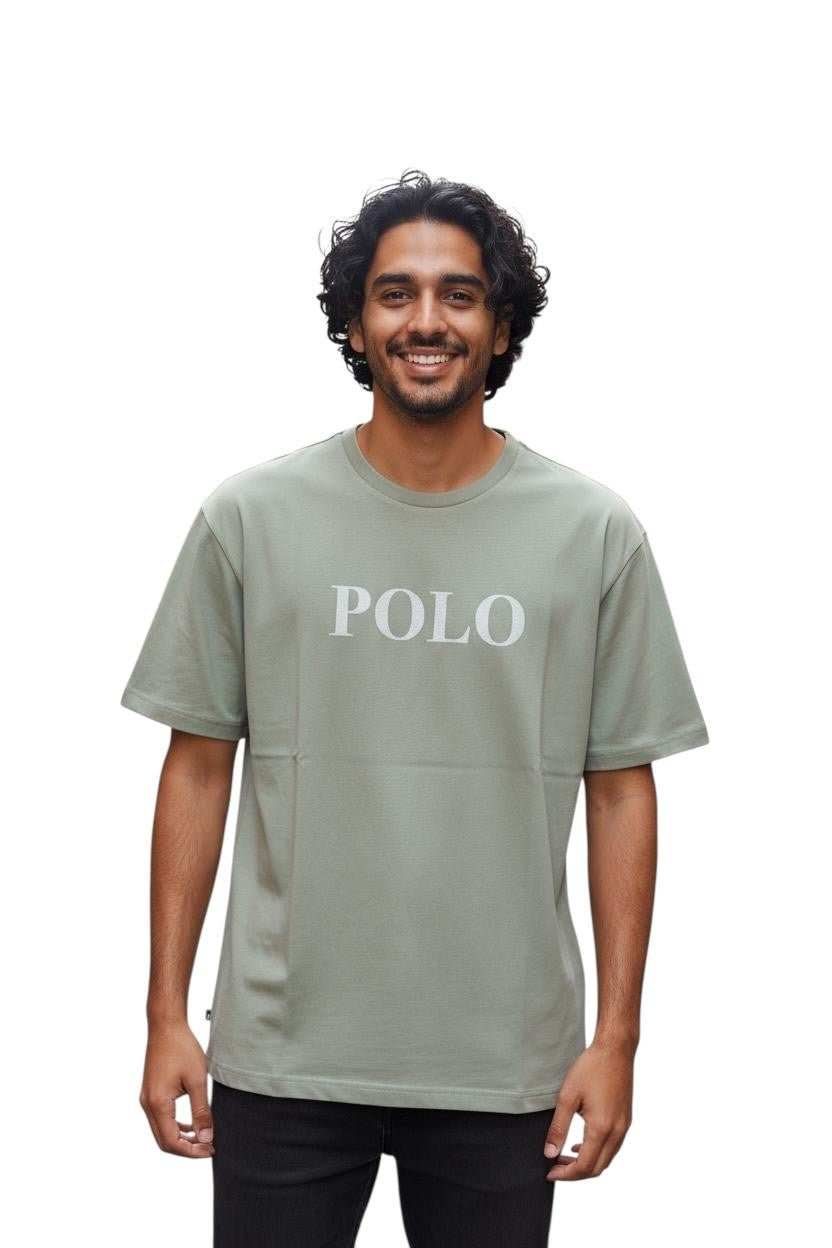 Polo T-Shirt Logo Stone