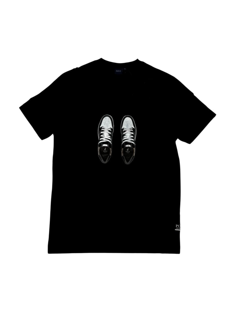 Polo T-Shirt Pjc Sneaker Logo Black