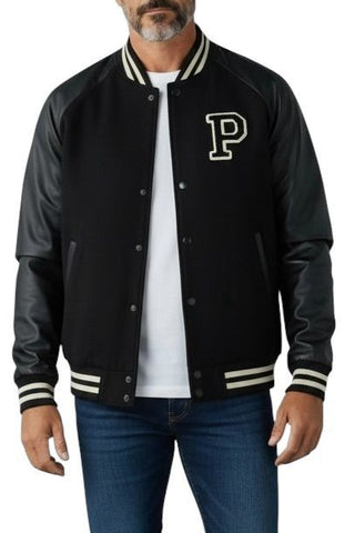 The Polo PJC Varsity Jacket Black