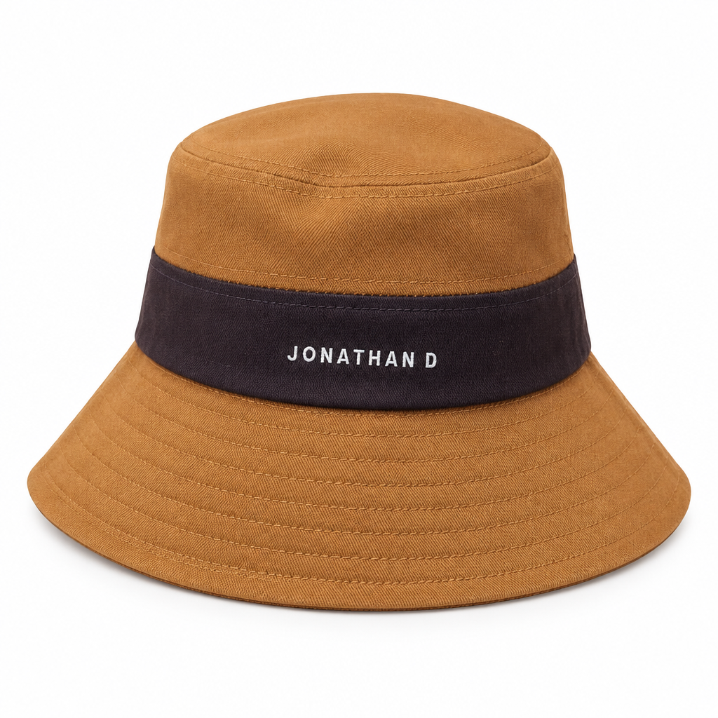 Jonathan D Bucket Hat Marine Brick And Brown