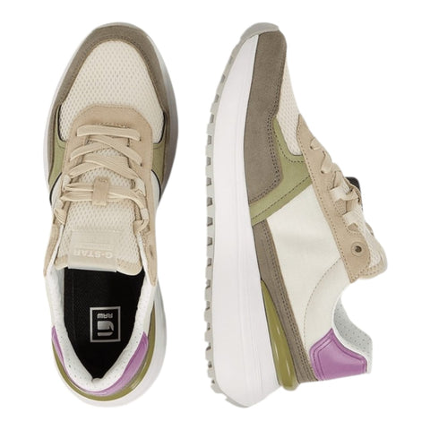 G Star Ladies Lyn Nyl Msh -Off white/ Lilac