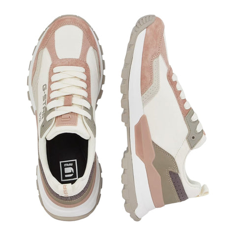 G Star Rackam Blk - Off White/ Old Pink