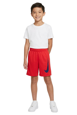 Nike Boys Shorts Swoosh Red