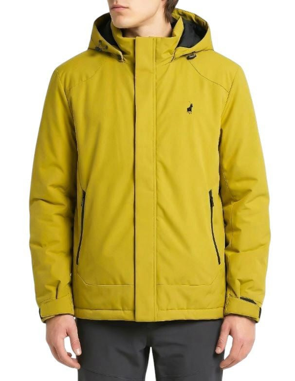 The Polo Quilted Hood Jacket Yellow