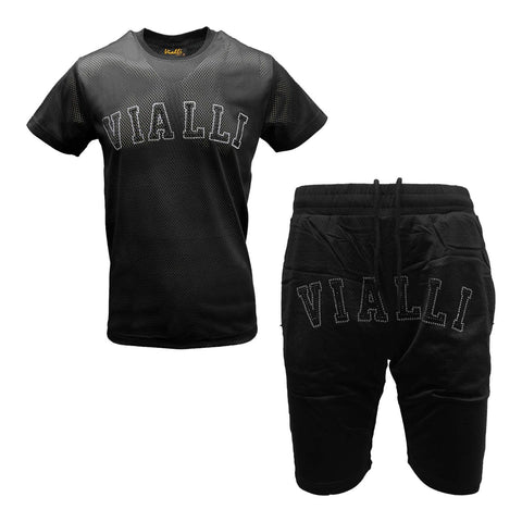 Vialli Shorts Set Izzikot Izzikos Black