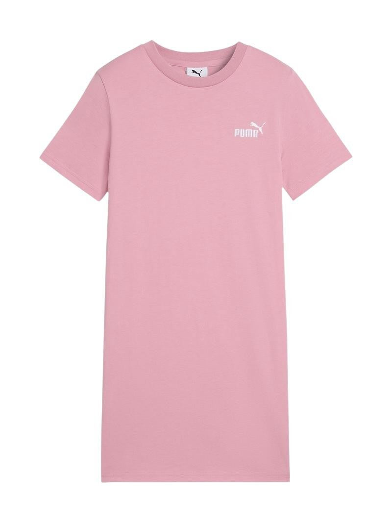 Puma Dress Essential Tee Logo Slim Poised Pink