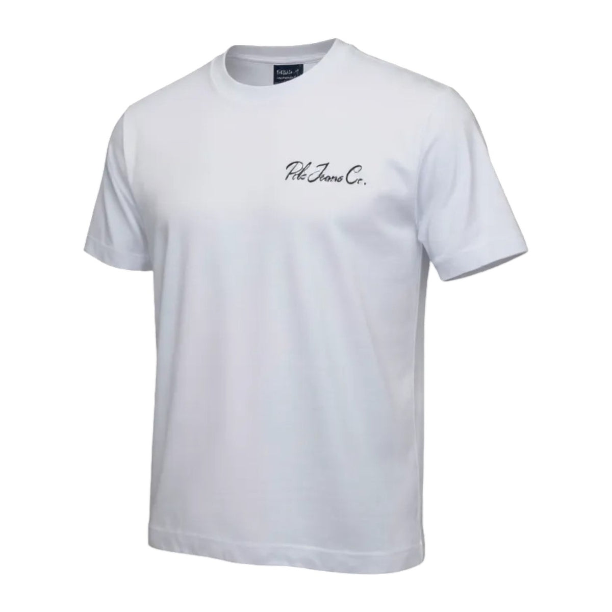 Polo T-Shirt Pjc Cursive Logo White