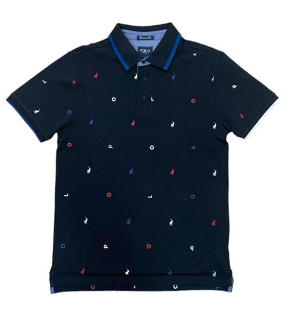 Polo Pique Ss Logo Golfer