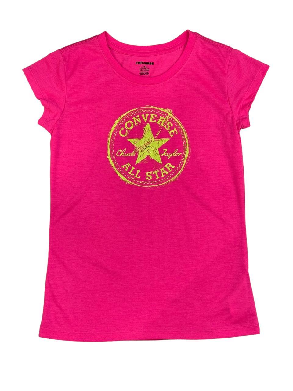 Converse T-Shirt Girls Pink