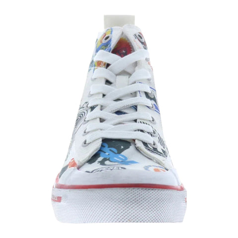 Diesel Sneakers S-Athos Mid Ladies Print White