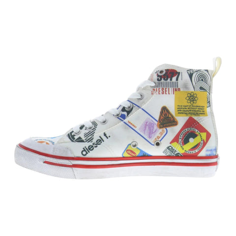 Diesel S-Athos Mid Ladies Sneakers | Print White