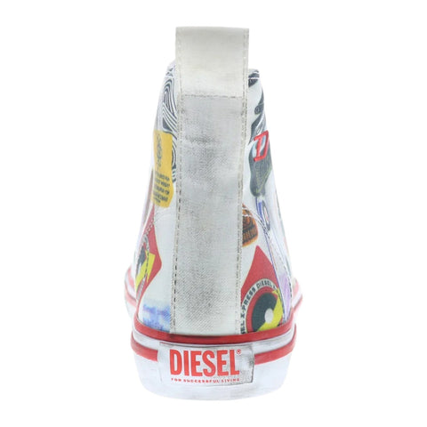 Diesel S-Athos Mid Ladies Sneakers | Print White