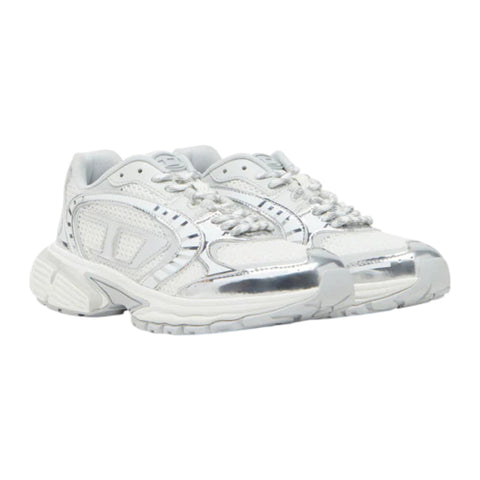 Diesel S-Pro-V-Dense Low Ladies Sneakers | White/Silver
