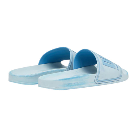 Diesel SA-Mayemi CC Men’s Sandals – Ice Flow Cendre Blue Slide Sandals